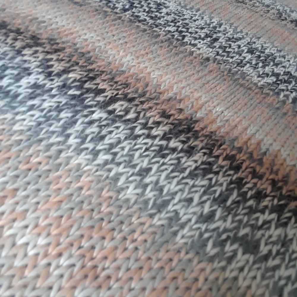 Garage. Cowl Neck Scarf. Greys & Pinks - Picture 8 of 16